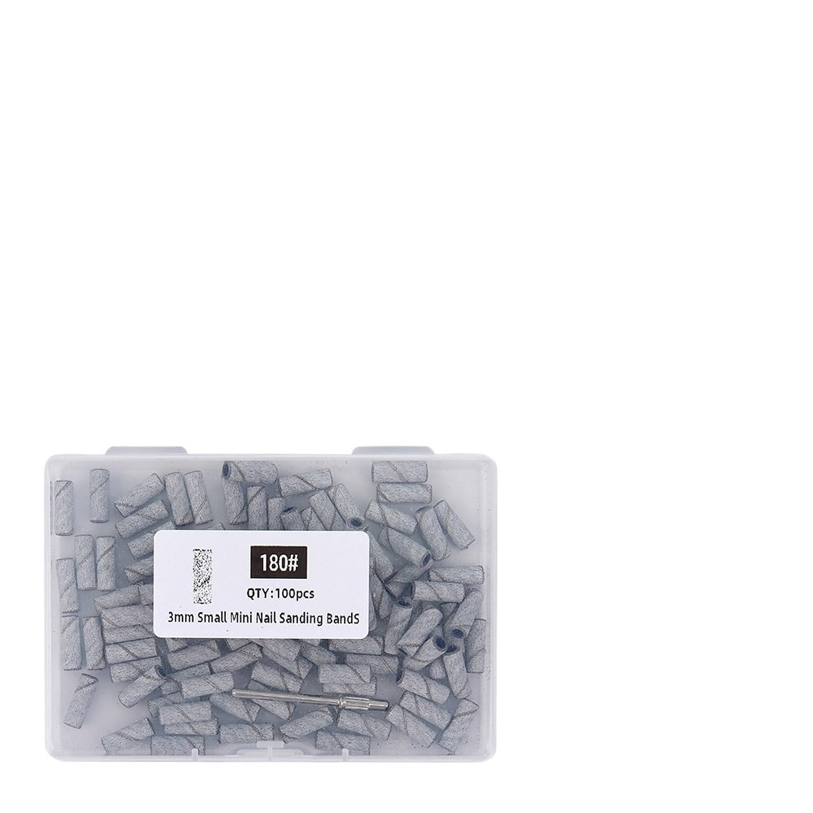 Banda Abrasiva For la foratura delle unghie, la fresatura del salone di manicure, l'accessorio for carta vetrata a grana(100pcs 180 grit)