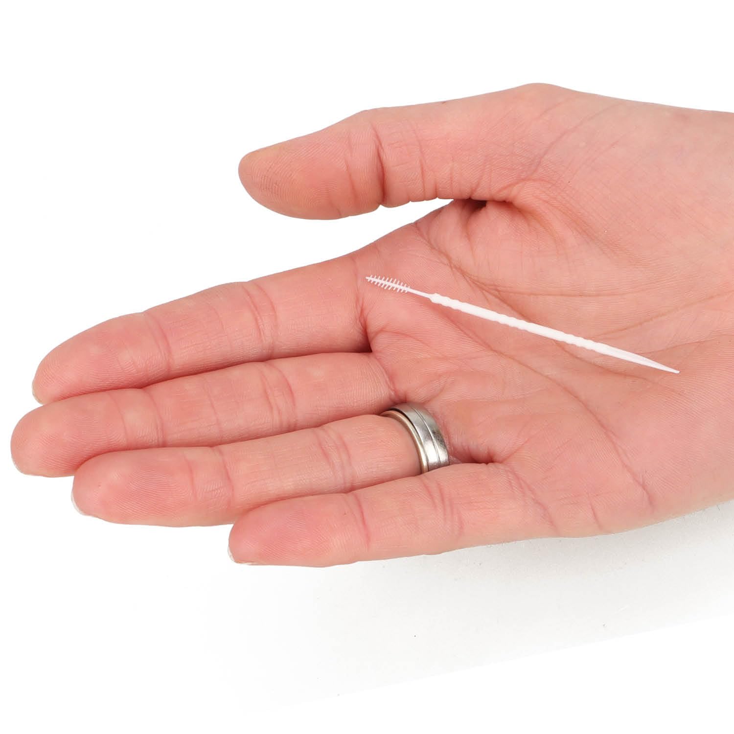 COM-FOUR® 120x Spazzola interdentale, spazzole interdentali con distributore, cure odontoiatriche in viaggio, spazzola per la pulizia dei denti (120 pezzi - in un distributore)