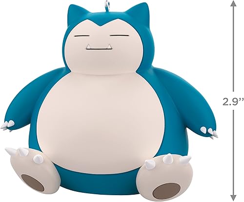 Miniatura 5 de Hallmark Keepsake Christmas Ornament 2023, Pokémon Snorlax, Gifts for Pokémon Fans