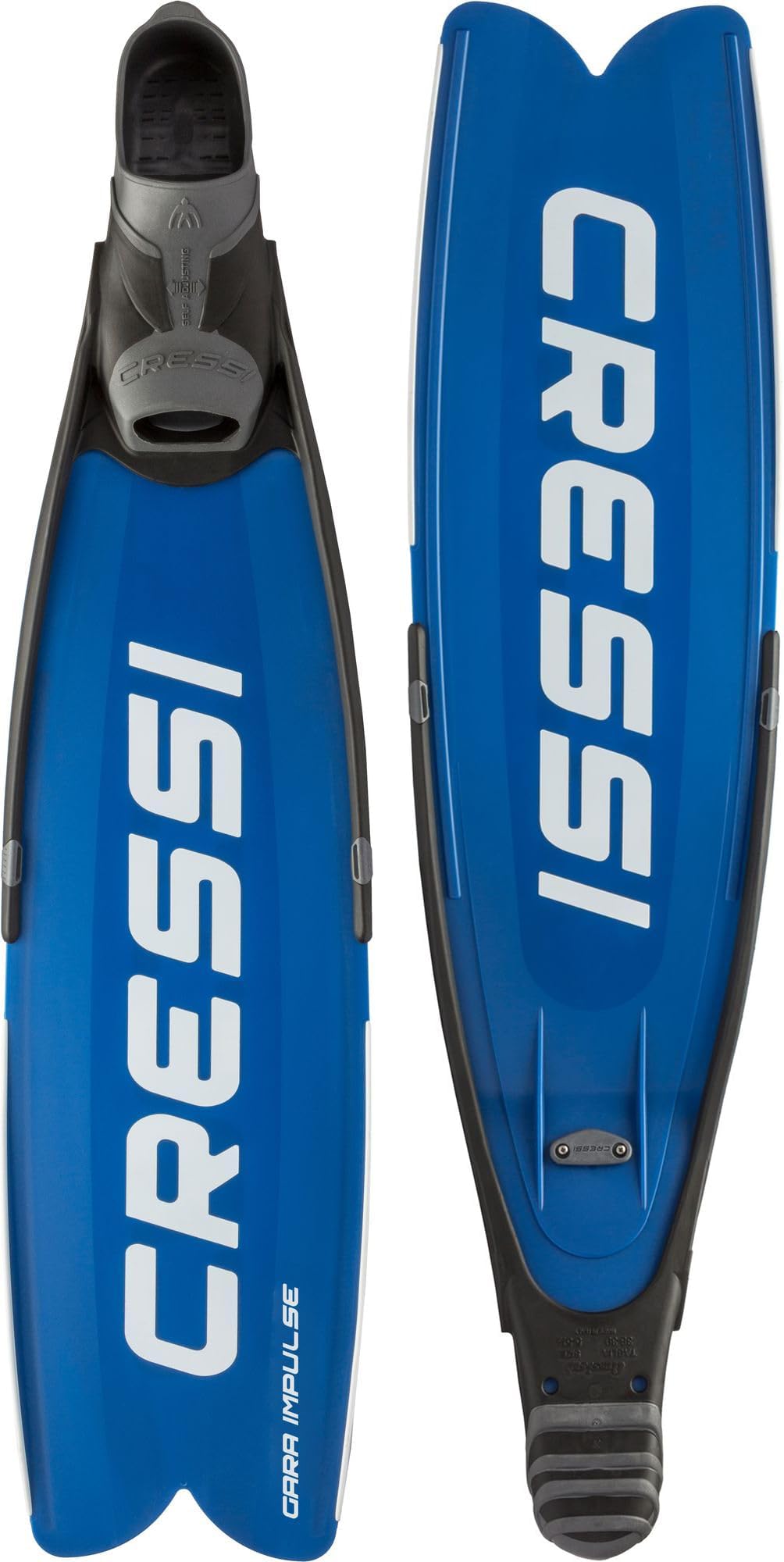 Cressi Gara Modular Impulse Fins for Freediving with Interchangeable Blades, Made in Italy