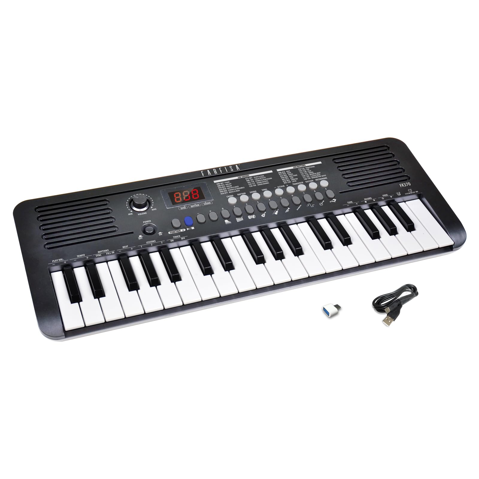 Farfisa | Professional Electronic MIDI Keyboard with 37 Keys with