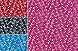 Zeitloses Anker-Muster (Pink / Weiß, Anker Durchmesser: ca. 2 cm)