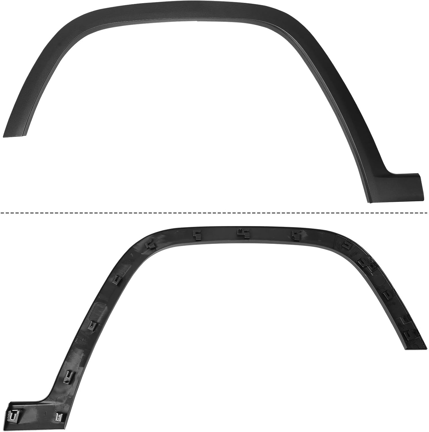 JOLONG Front Left Fender Flare For Jeep Grand Cherokee 2021-2025 Wheel Arch Trim Molding Replacement for 6PZ93TZZAC 6PZ93TZZAB (Textured Type, LH)