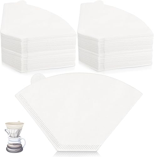 Skylety 500 filtros de café en cono #2, filtros de café, 2 filtros de cono para verter sobre papel natural, filtros de café desechables sin
