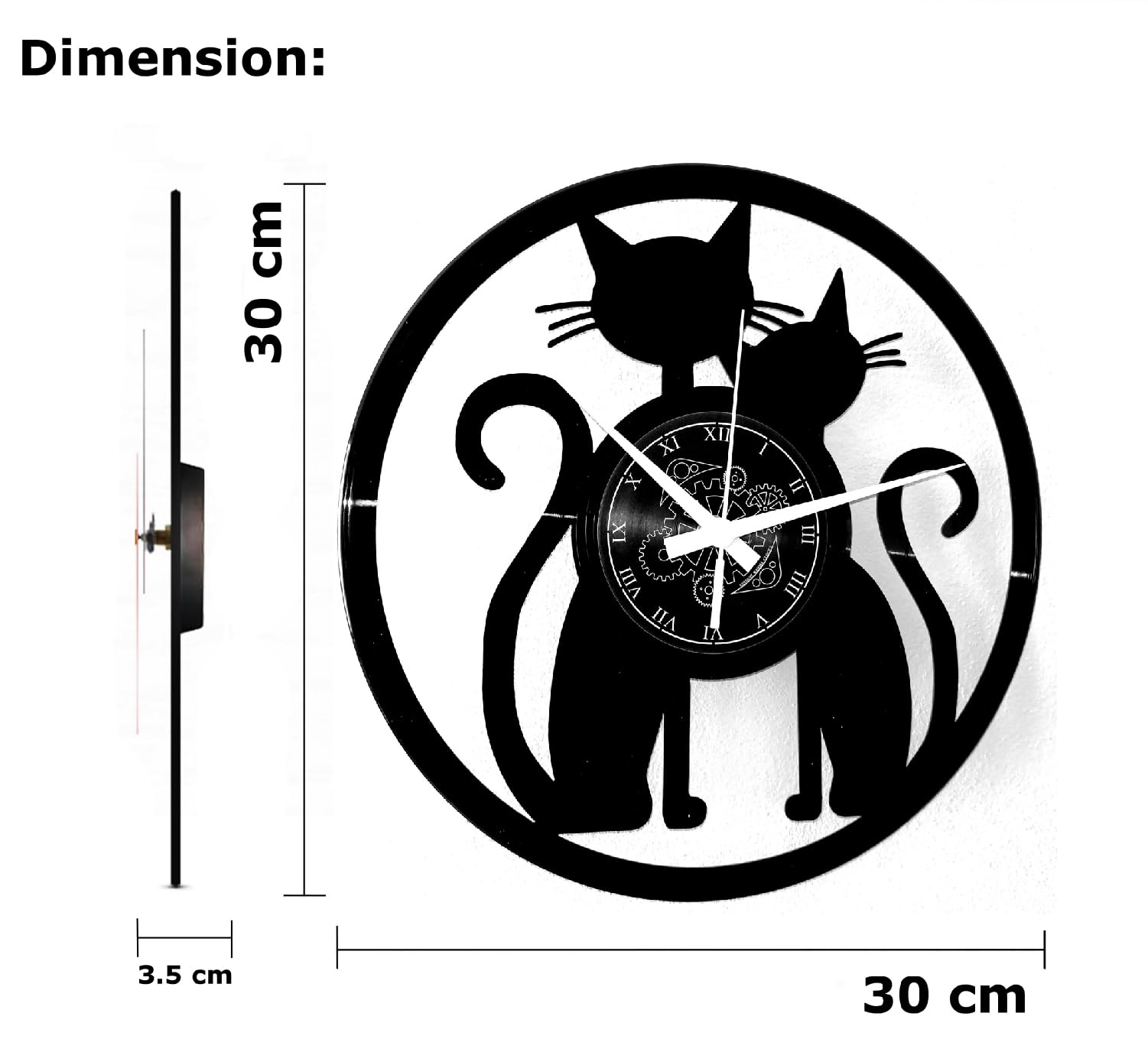 Orologio da parete Multicolor MDF da 60 cm