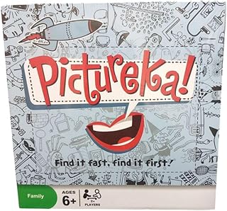 لعبة لوحية جيمنج بيكتشريكا لعبة لوحية للعائلة والأطفال من سن 6 سنوات فما فوق، لعبة كلاسيكية للاستخدام الداخلي، متعددة الألوان، عبوة واحدة