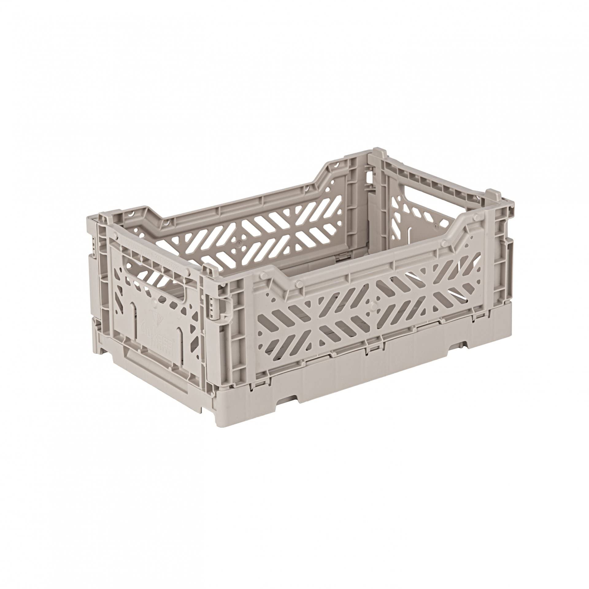 Aykasa Sand Folding Crate, Sturdy Folding Box, Plastic, Stackable, Mini (27 X 17 X 11 Cm)