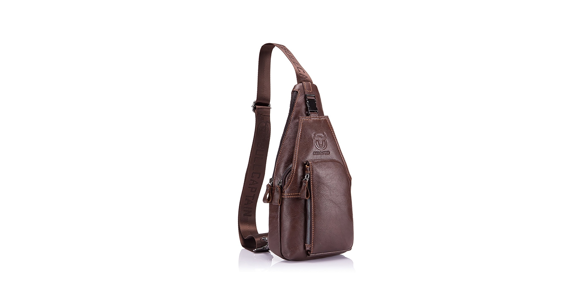 Amazon.com | Men Genuine Leather Chest Bag, Crossbody