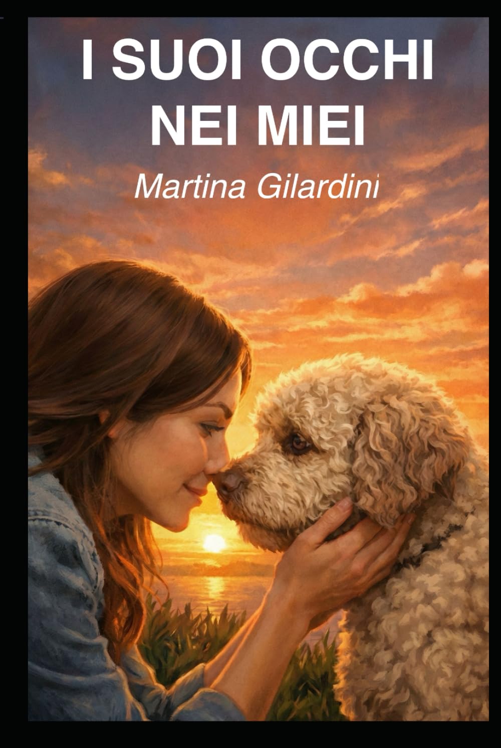 I SUOI OCCHI NEI MIEI: Il suo sguardo è un silenzioso abisso dove ogni occhiata racconta storie non dette, promesse di lealtà e ricordi, che solo chi sa ascoltare può capire.
