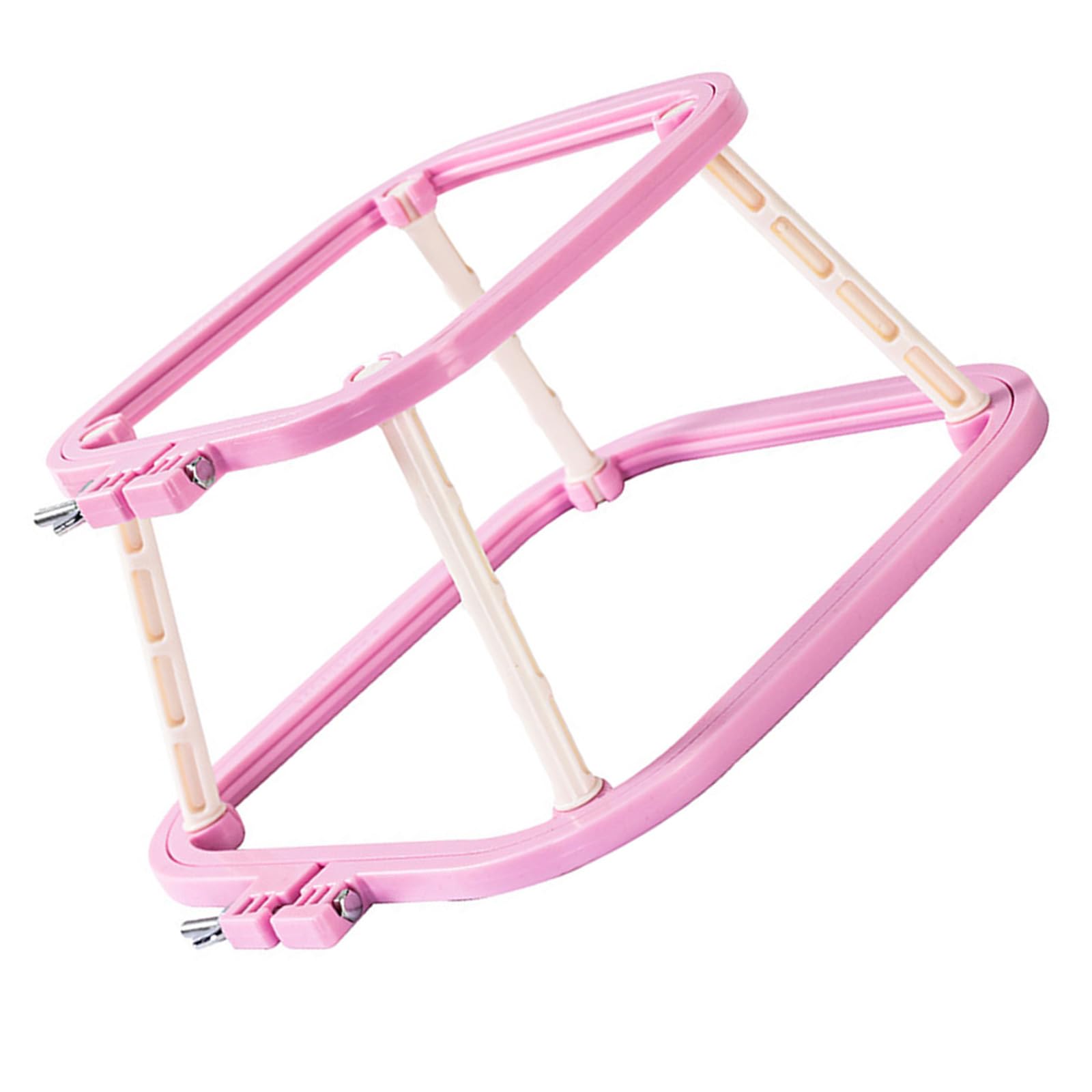 Jazuaiao B Embroidery Hoop Two Layer Embroidery Frame Crosses Stitching Hoop For Sewing Needleworks Project Double Layer Frame Adjustable Crosses Stitching For Sewing