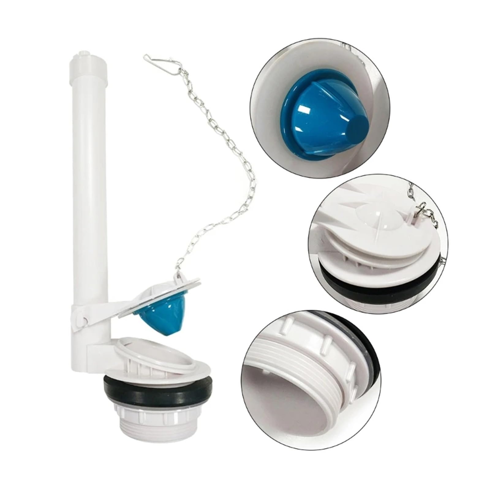 kit de reparación de inodoro, Válvula de llenado de inodoro, botón de descarga de inodoro, flotador de cisterna de inodoro de suministro inferior compacto, válvulas de descarga universales, válvulas u