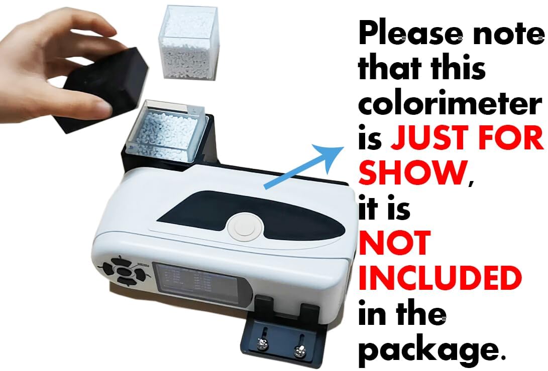 Powder Test Box Kit for NH310 NH300 NR200 Colorimeter Color Meter Measuring Liquids,Powders,Particles,Pastes,Sauces,Etc