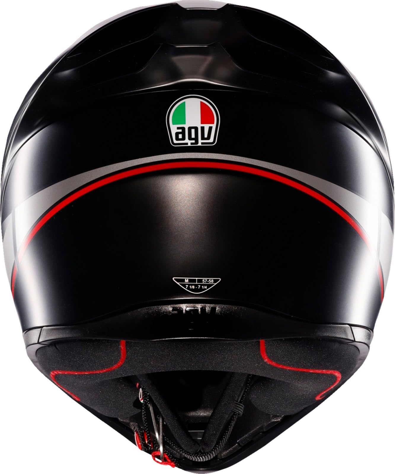 Amazon.com: AGV K1 S Lap Motorcycle Helmet Matte Black/Gray
