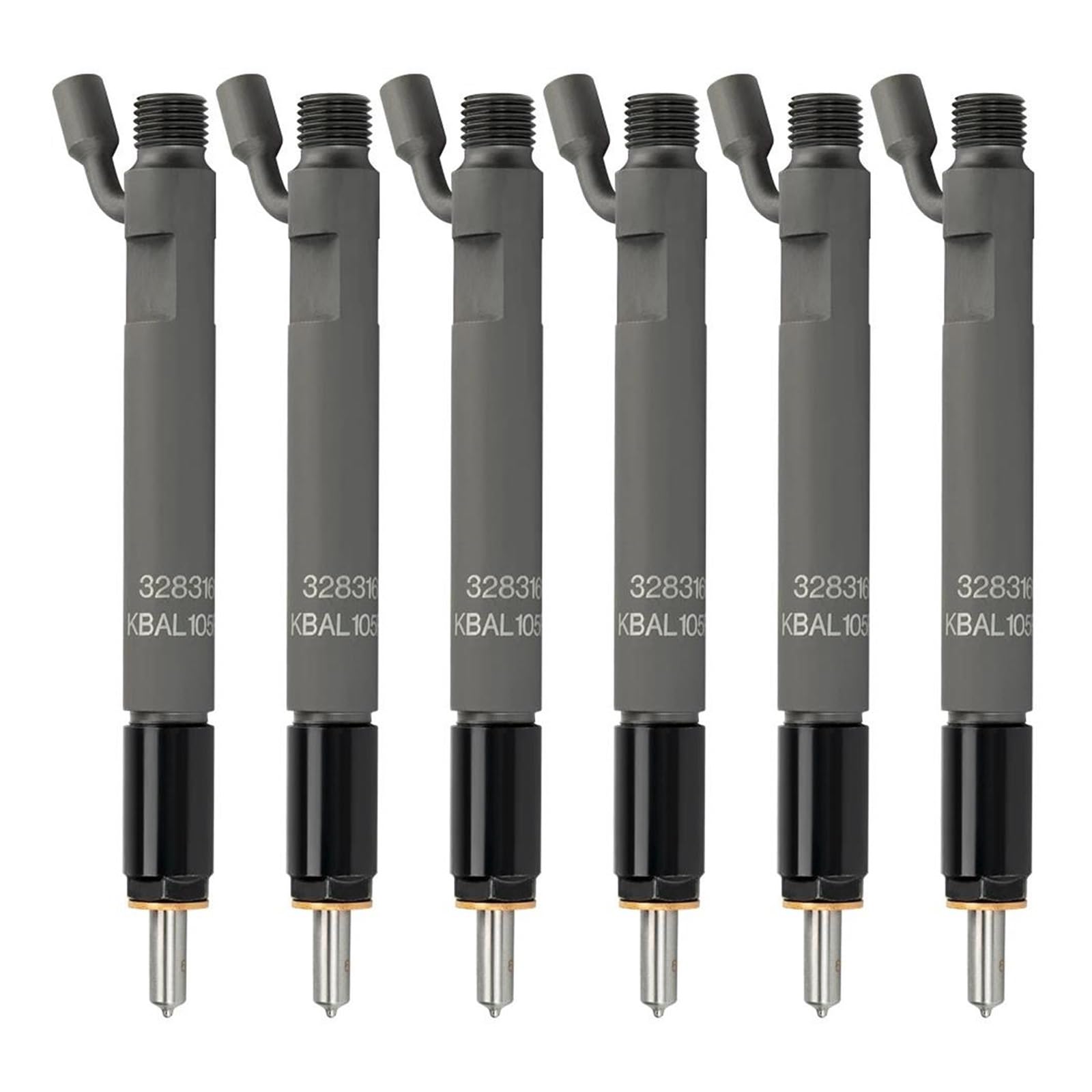 Acebsbggap One Color For Cummins 8.3L 6C 6Ct 6Cta 6Ctaa Engine Fuel Injectors 1/3/6Pcs 3283160 C3283160 0432191592 Injector Nozzle(6Pcs)