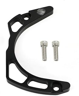 Caja Sprector Sprocket Drive Cubierta Protector Billet Aluminio Motor Caja Saver/Fit para Yamaha Raptor 700 YFM 700 YFM700R 2006-2017 ATV (Color : Black)
