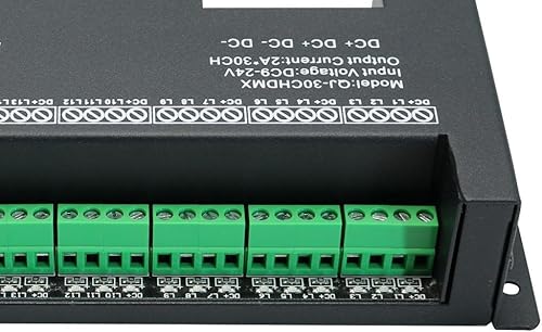 Miniatura 9 de Controlador de decodificador LED DMX 512 para controlador de atenuador de luz de tira de cinta RGB (36 canales)