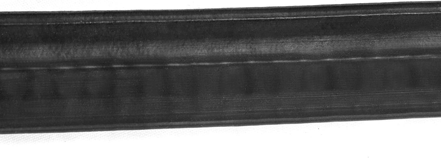 QWORK 9 Feet EPDM Rubber Trim Seal with Top Bulb, Fits Edge 1/16" to 1/8"