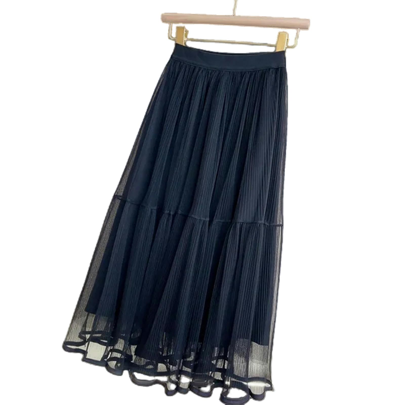 Jupe en filet élastique taille unique légère et confortable - 8