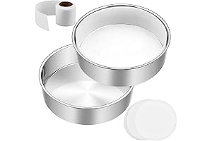 E-far 6 Inch Cake Pan Set: The Essential Tool for Perfect Round Cakes