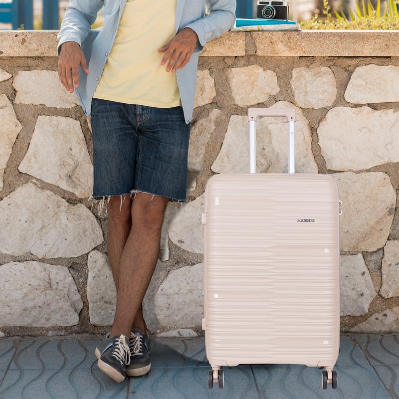 Image of Polo Class 2Pc Set Trolley Bags (24 /28 inch) - White