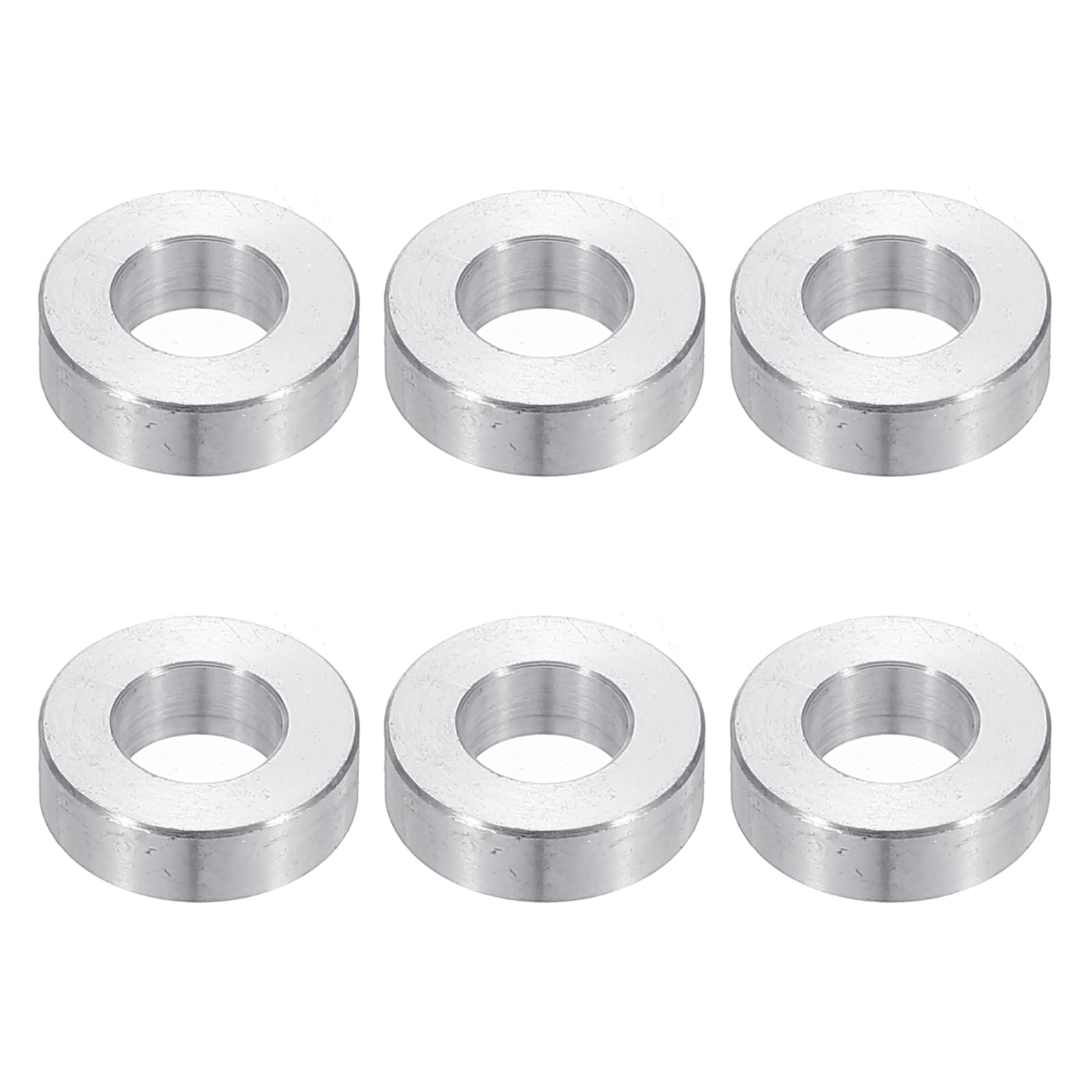 PATIKIL M8 Aluminum Spacers, 6pcs 5/16" x 5/8" Round Metal Spacers for 5/16 or M8 Screw Bolts