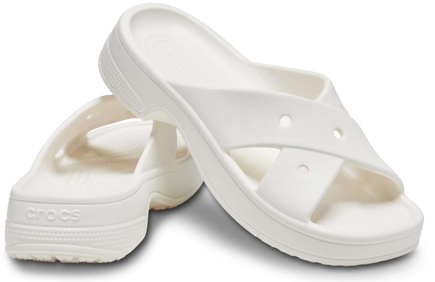 Crocs Damen Classic Womens Cross Strap Schiebe-Sandalen
