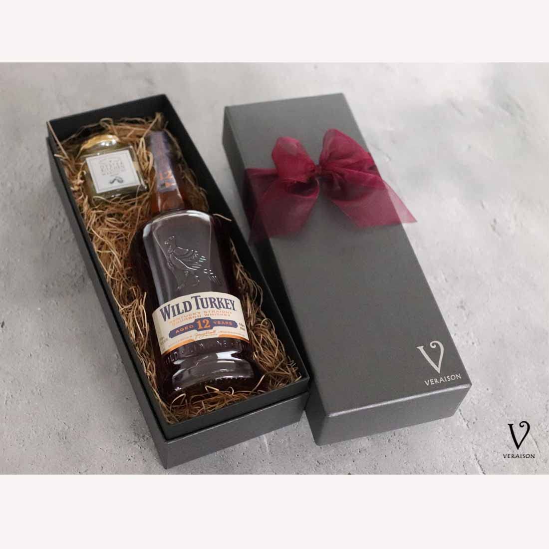 Amazon.co.jp: ウイスキー ギフト ワイルドターキー 12年 700ml 1本