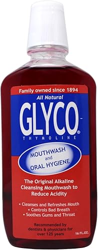 Miniatura 1 de GLYCO THYMOLINE enjuague bucal e higiene oral 16 oz 1 paquete