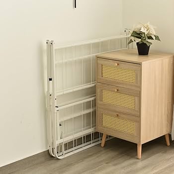 Amazon｜パイプベッド 折りたたみベッド シングル 組立簡単 下