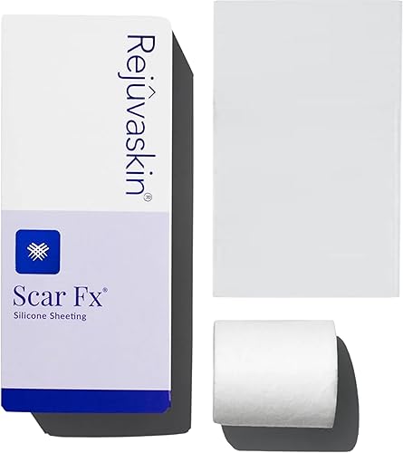 Rejuvaskin Scar Fx - Cinta de silicona para cicatrices quirúrgicas medianas, cinta de silicona para cicatrices quirúrgicas medianas, cinta de