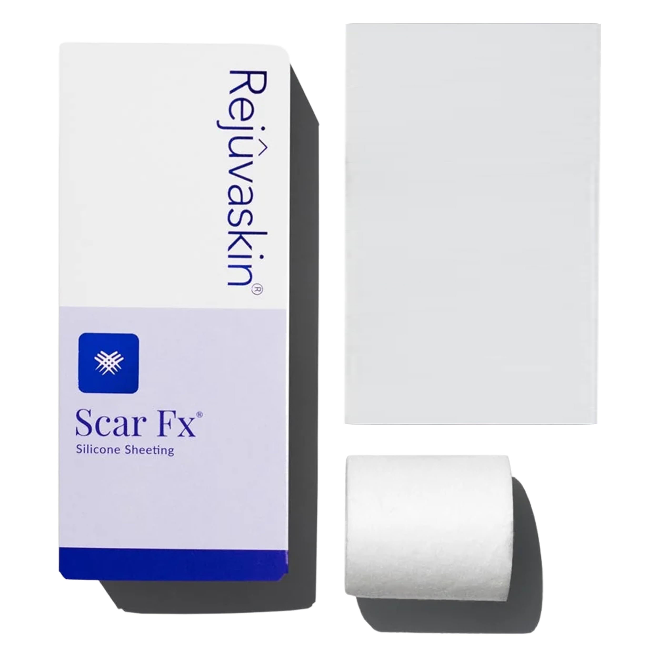 Rejuvaskin Scar Fx Silicone Sheeting, 3 Inch x 5 Inches Silicone Tape for Medium Surgical Scars, 1 Sheet, Soften, Flatten & Reduce the Appearance of Scars