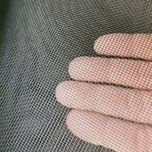 39"×118" Black Fiberglass Window Screens Repair Kit - Diy Adjustable Window Screens Mesh Replacement Kit For Windowsdoorporchpatiosliding Screen Door (Black, 39"X118") #TOP2