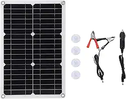 18V 20W Solar Semi Flexível, Placa de Carga Solar Monocristalina, Materiais Eva para Carro Rv Iate Barco