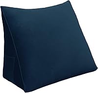 Vista 40 de Almohada de Cuña para Cabecero de Dormitorio, Almohada de Lectura para Dormitorio con Soporte para la Espalda para Sentarse en la Cama, Cojín Lumbar