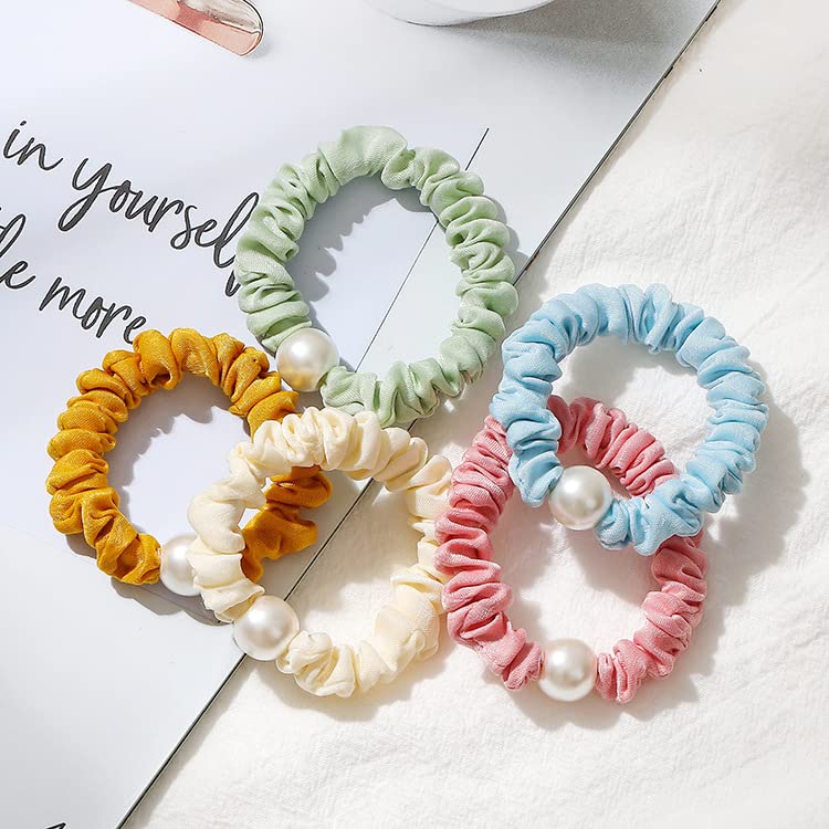 Snowpearl 03 Pcs Printed Soft Touch Elastic Hair Ties Pearl Hair Scrunchies Rubber Band, Ponytail Holder for Girls & Women - Multicolor (B0BBGHQX8F) Amazon Price History, Amazon Price Tracker