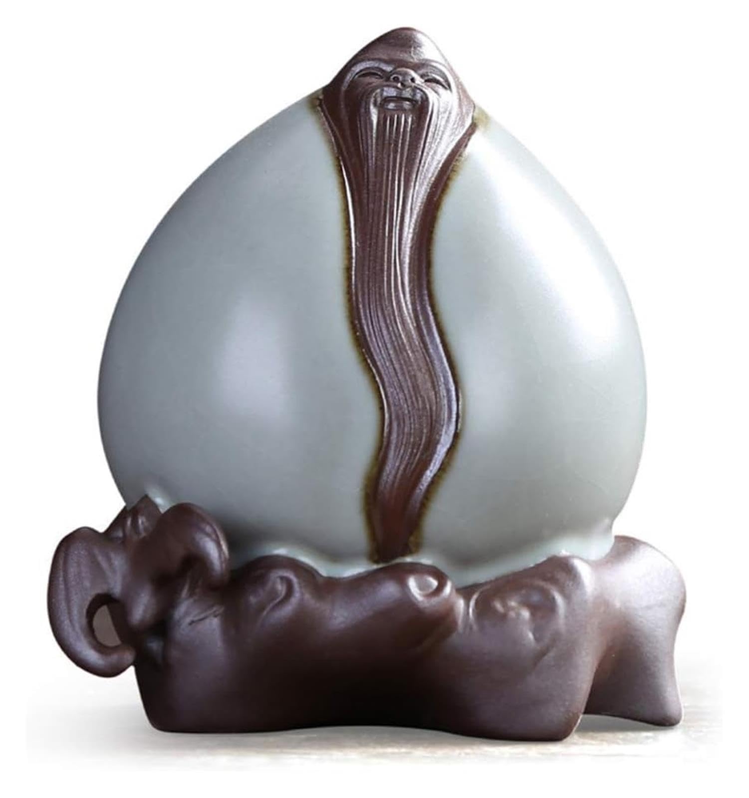 Kreatywna ceramiczna herbata Shou Weng Pet nowoczesna ozdoba do dekoracji domu