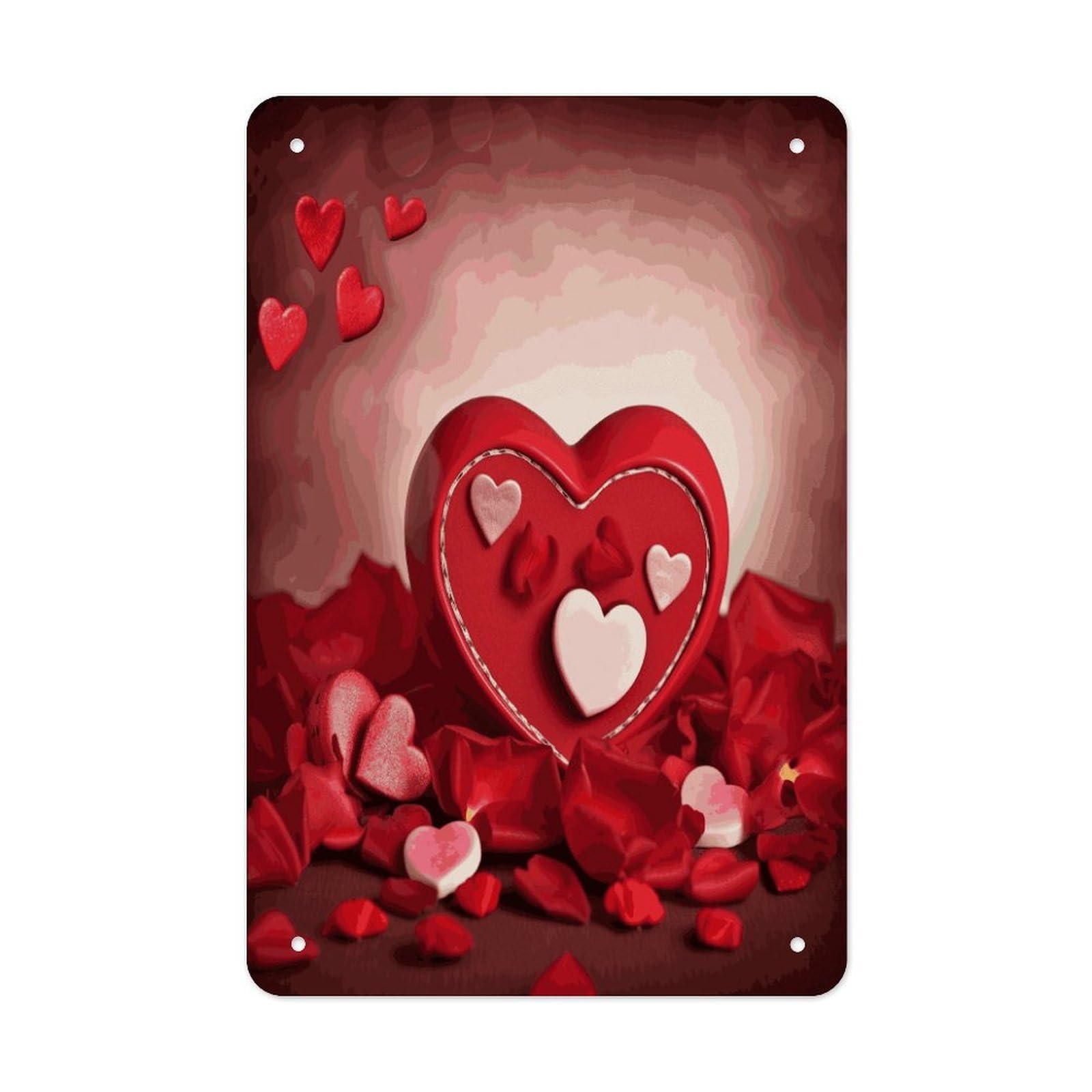 Happy Valentine's Day1 Metal Tin Sign Wall Decor Hanging Plaque