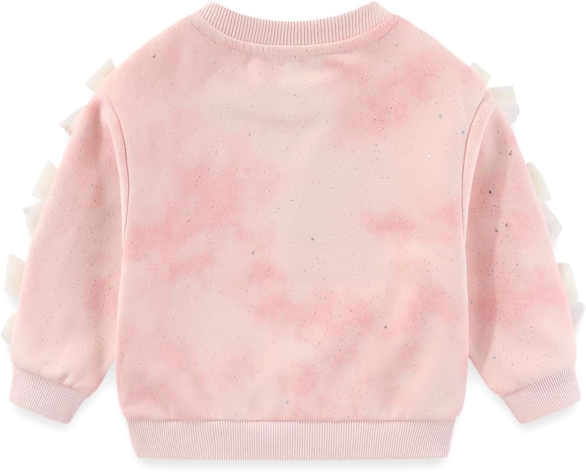 Peacolate 2-7T Spring Fall Summer Little Girls 2pcs Clothing Set T Shirt and Jeans - Image 3