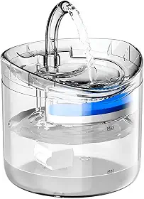 Bebedouro Fonte de Água para Gatos e Cães com Sensor de Movimento – 2 Litros, Silencioso, Automático, Fácil de Limpar, Estimula Hidratação