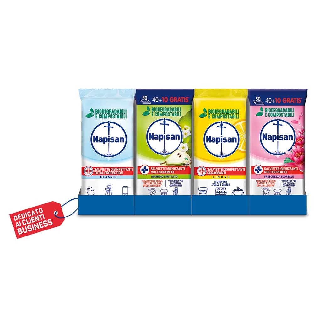 Napisan Cassa Mista Salviette, 16 pz x 40 e 16 pz x 50