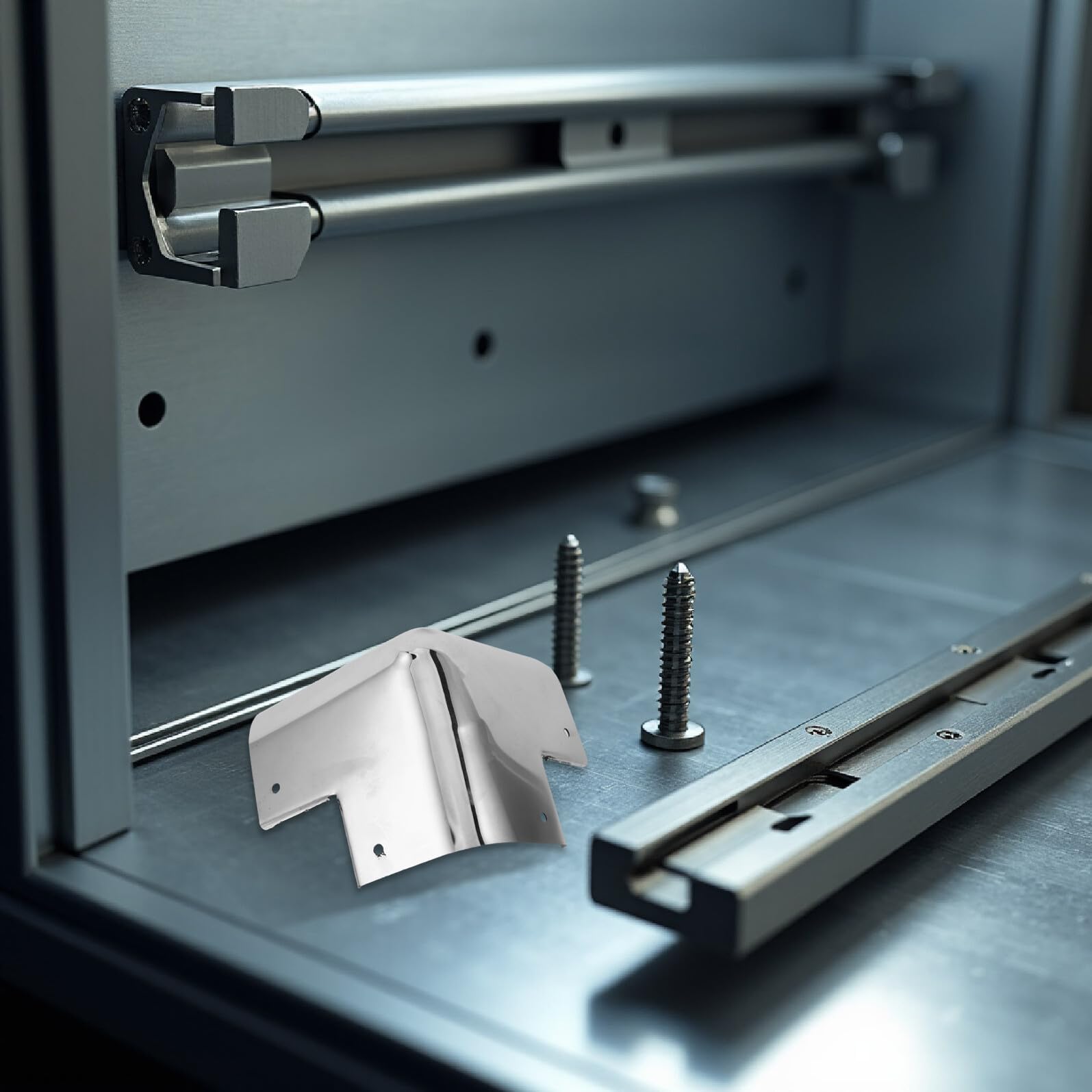 Protezione Installazione Facile Angolare in Acciaio Inossidabile Resistente Urti per Camion Refrigerato per Trasporto e Modifiche Box Truck