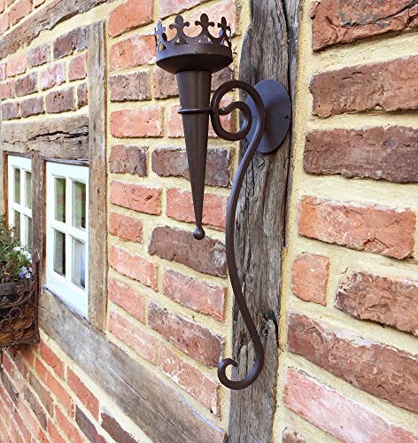 Antikas - antorcha de Pared como Medieval - antorcha de Metal
