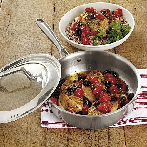 CHEFS Saute Pan with Lid, 3-quart