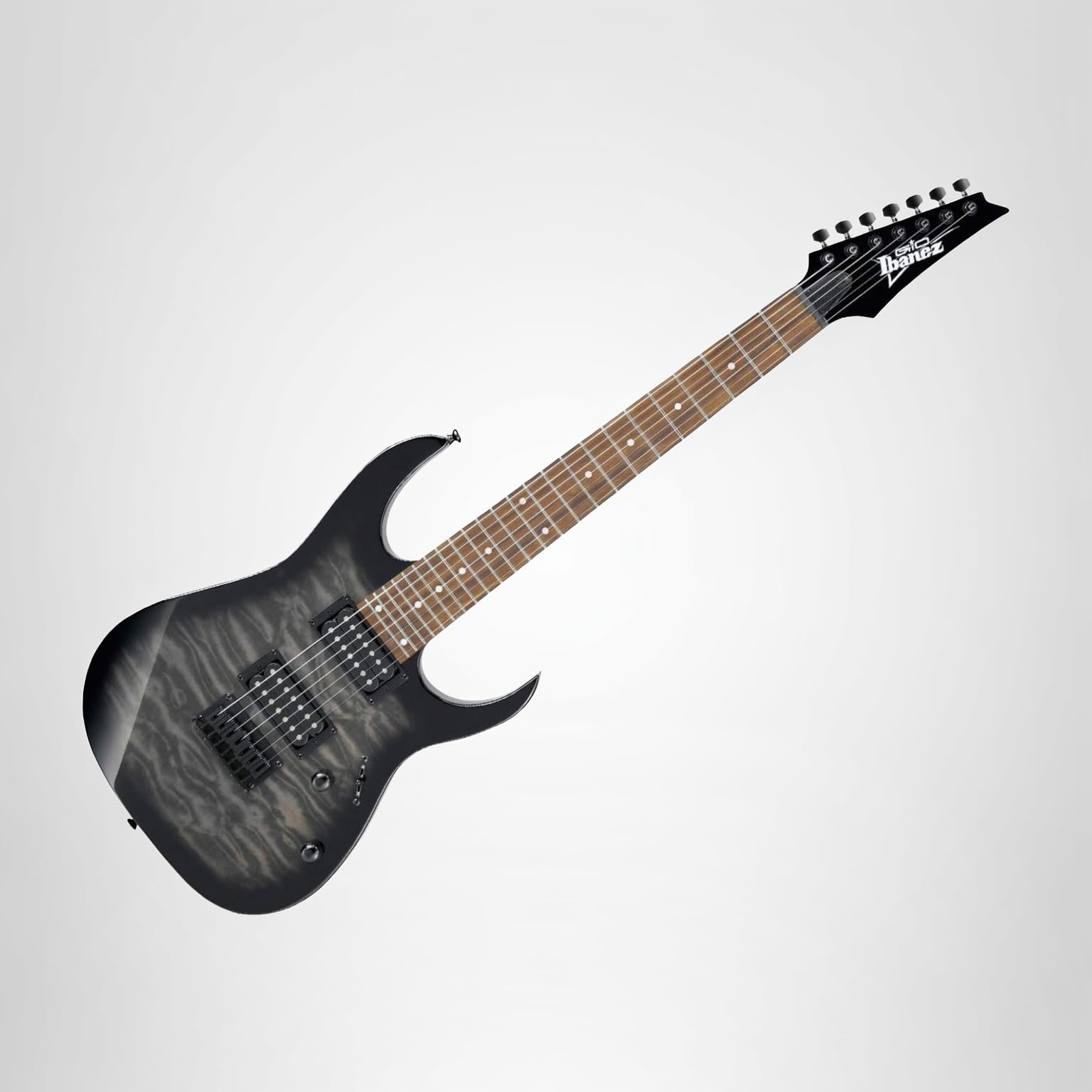 Ibanez GRG7221QA-TKS Gio (Transparent Black Sunburst) - Electric