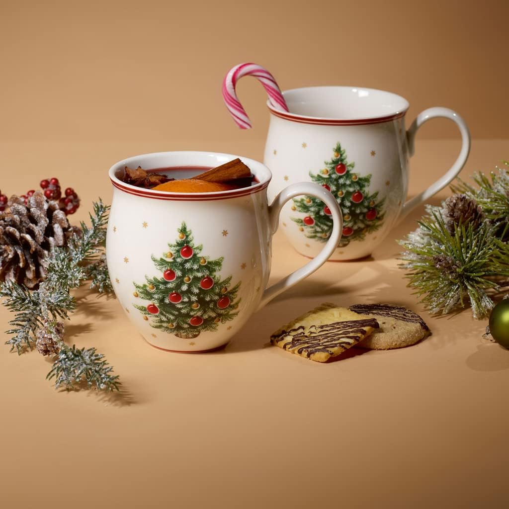 Villeroy & Boch Delight 2-Piece Mug Set, X Mas Tree - Image 2