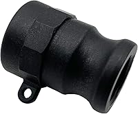 Vista 3 de BITOBITOTU - 2 accesorios Camlock Poly NPT A-50 1/2 pulgadas, tipo A, acoplamientos estándar de leva, accesorios de bloqueo de leva, ajuste