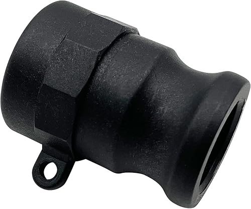 Miniatura 3 de BITOBITOTU - 2 accesorios Camlock Poly NPT A-50 1/2 pulgadas, tipo A, acoplamientos estándar de leva, accesorios de bloqueo de leva, ajuste