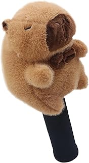 ゴルフクラブ ヘッドカバー - ドライバー用 ぬいぐるみ ヘッドカバー,かわいいぬいぐるみグリーン保護カバー 男女向け 父 夫 プレゼント 贈り物