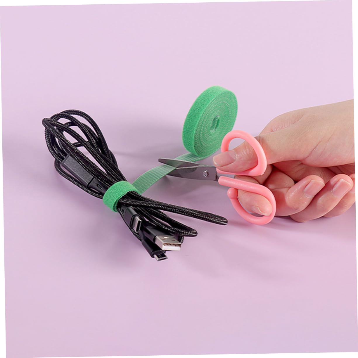 VANZACK 5 Series Correas De Plantas Cable Sujetar Negro Amarre De Alambre De Planta Mini Lazos De Alambre Lazos De Nailon para Jardín Lazos De Jardín para Los Árboles Nylon 7 Piezas X 5