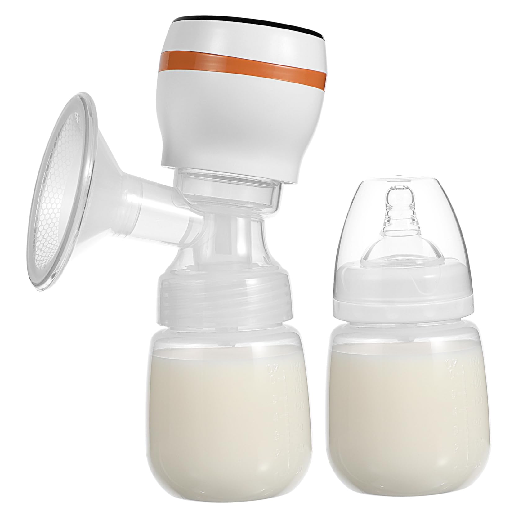 Tiralatte Elettrico Cordless Schermo Lcd, 4 Modalità, Bianco